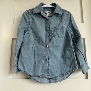 Girls chambray/denim shirt